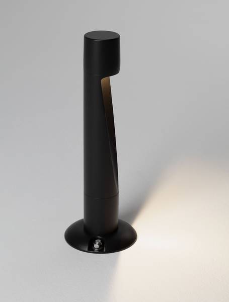 LED-Wegeleuchte Nooi Aluminium - Grau - 1-flammig - Höhe: 30 cm
