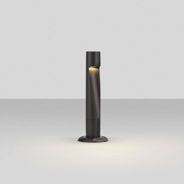 LED-Wegeleuchte Nooi Aluminium - Grau - 1-flammig - Höhe: 30 cm