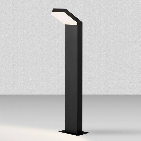 LED-Wegeleuchte Farge Aluminium - Schwarz - 1-flammig