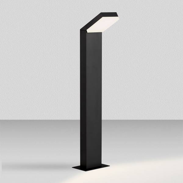 LED-Wegeleuchte Farge Aluminium - Schwarz - 1-flammig