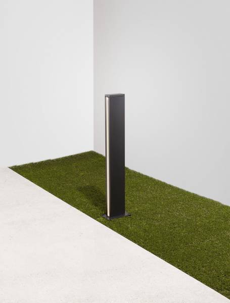 Illuminazione LED Nemo Alluminio - Grigio - 1 punto luce - Altezza: 70 cm