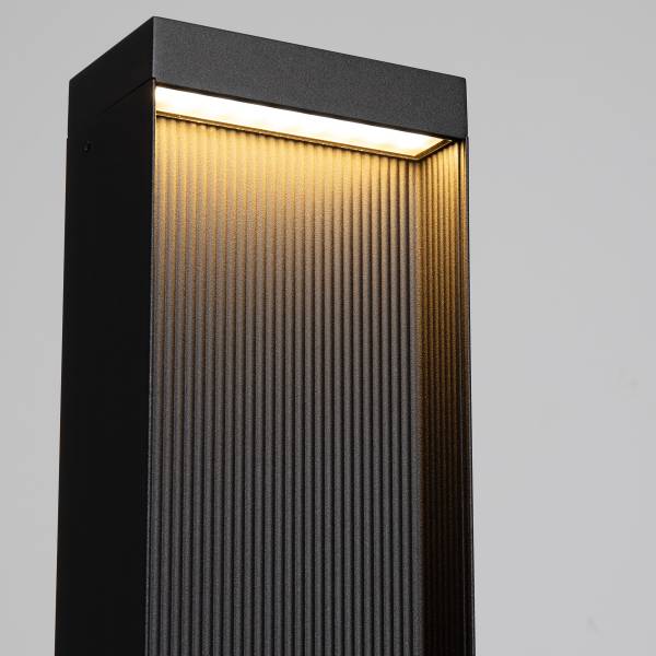 Illuminazione LED Alley Alluminio - Grigio - 1 punto luce - Altezza: 75 cm