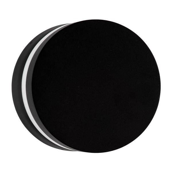 LED-Wandleuchte Airy Aluminium - Schwarz - 1-flammig