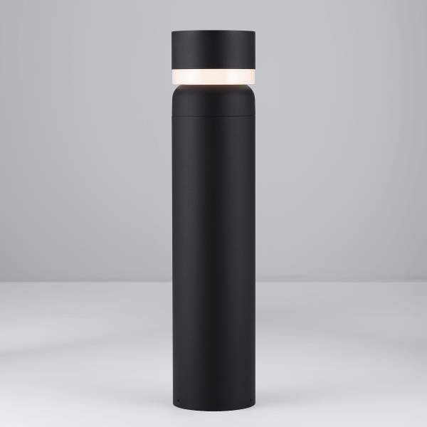 Illuminazione LED Airy Alluminio - Nero - 1 punto luce - Altezza: 65 cm