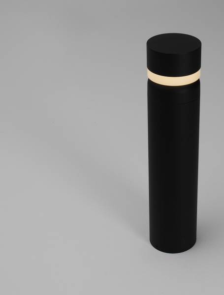 Illuminazione LED Airy Alluminio - Nero - 1 punto luce - Altezza: 65 cm