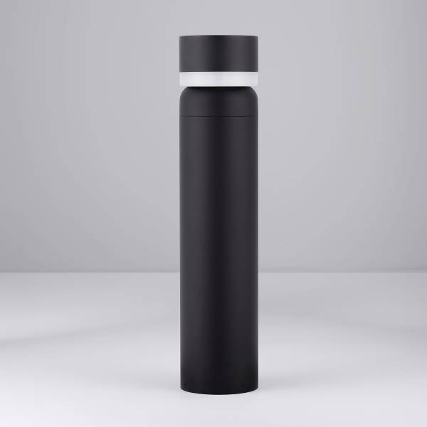 Illuminazione LED Airy Alluminio - Nero - 1 punto luce - Altezza: 65 cm