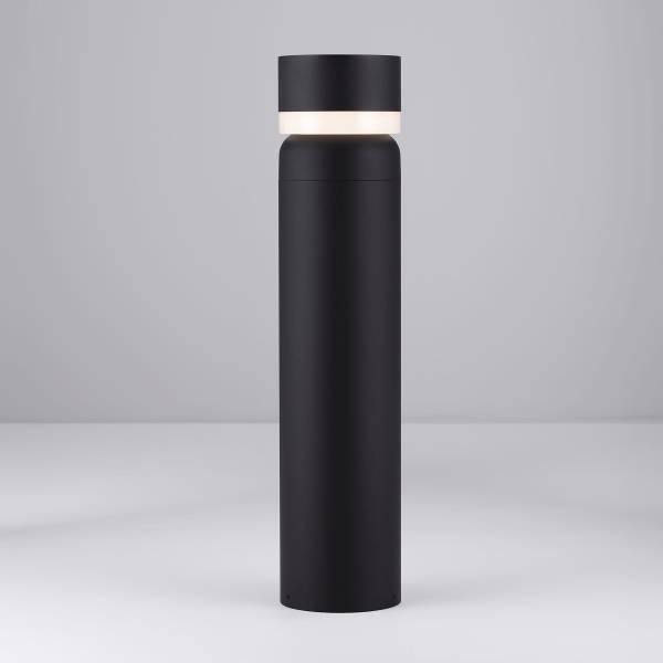 Illuminazione LED Airy Alluminio - Nero - 1 punto luce - Altezza: 65 cm
