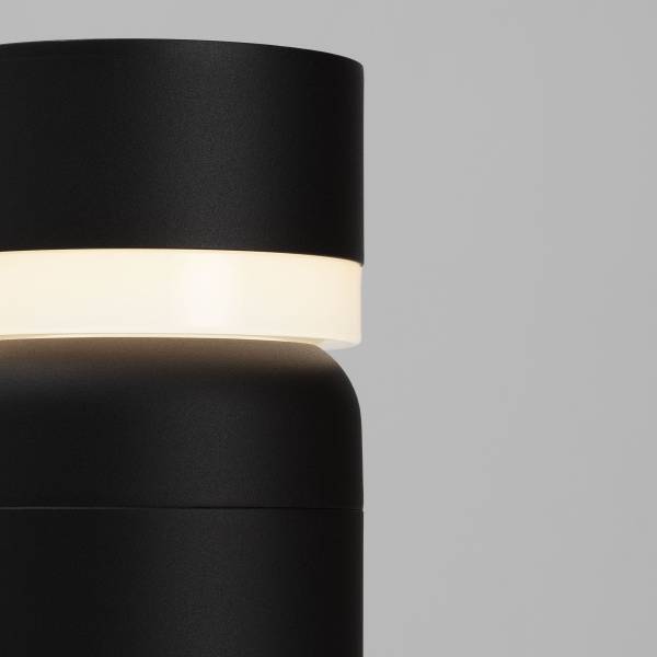 Illuminazione LED Airy Alluminio - Nero - 1 punto luce - Altezza: 65 cm