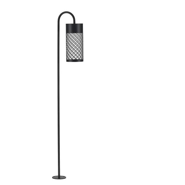 Borne LED Motley Aluminium - 1 ampoule - Noir - Hauteur : 100 cm
