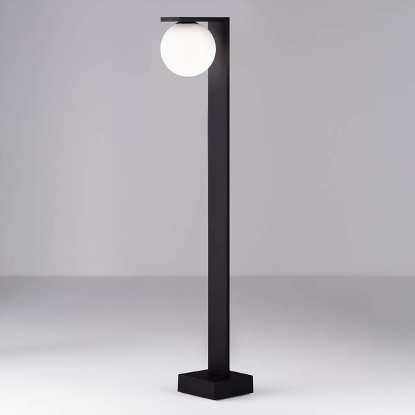 LED-Wegeleuchte Oracle Aluminium - Schwarz - 1-flammig - Höhe: 90 cm