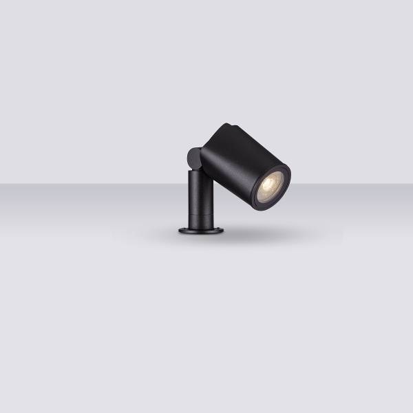 Wegeleuchte Spy Typ A Aluminium - Schwarz - 1-flammig - Höhe: 19 cm