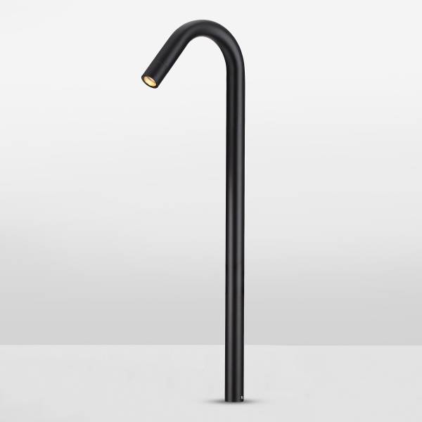 Illuminazione LED Gream Alluminio - Grigio - 1 punto luce - Altezza: 60 cm