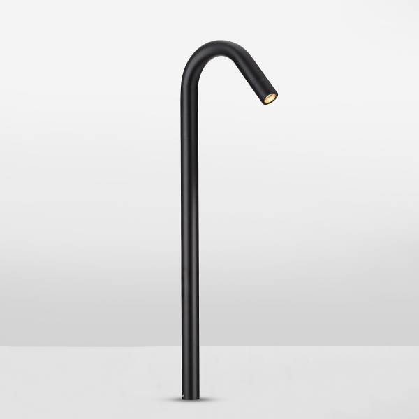 Illuminazione LED Gream Alluminio - Grigio - 1 punto luce - Altezza: 60 cm