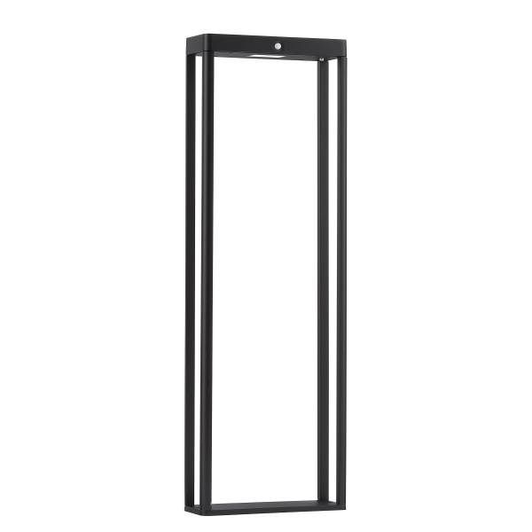 LED-Wegeleuchte Berni Aluminium - Grau - 1-flammig - 23 x 70 cm