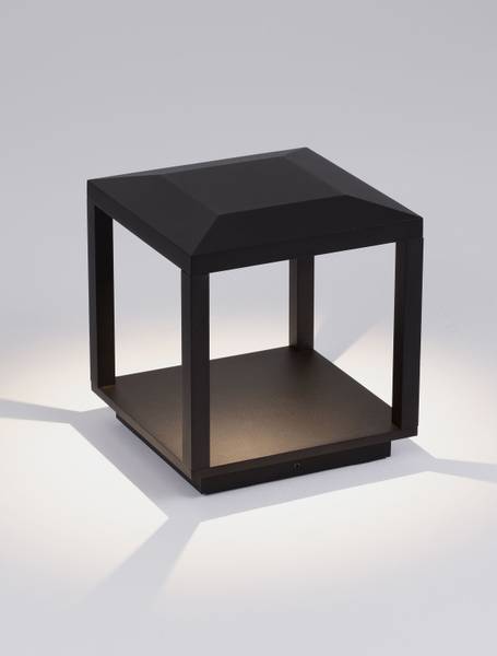 Illuminazione LED Prive Alluminio - Nero - 1 punto luce - 25 x 26 cm