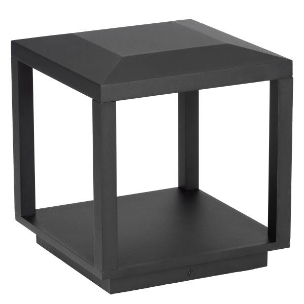 Illuminazione LED Prive Alluminio - Nero - 1 punto luce - 25 x 26 cm