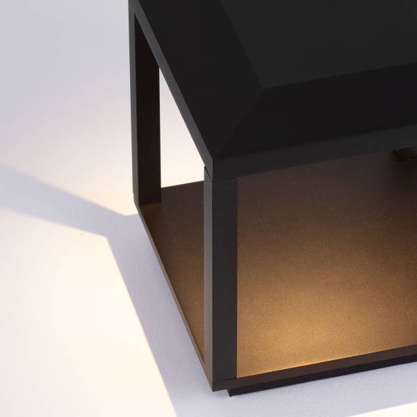 Illuminazione LED Prive Alluminio - Nero - 1 punto luce - 25 x 26 cm