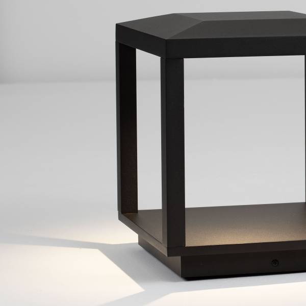 Illuminazione LED Prive Alluminio - Nero - 1 punto luce - 25 x 26 cm