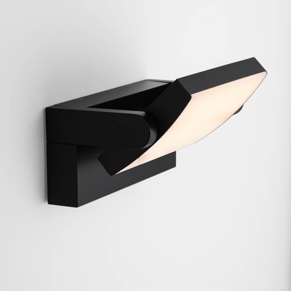 Lampada parete LED Sally Alluminio - Nero - 1 punto luce