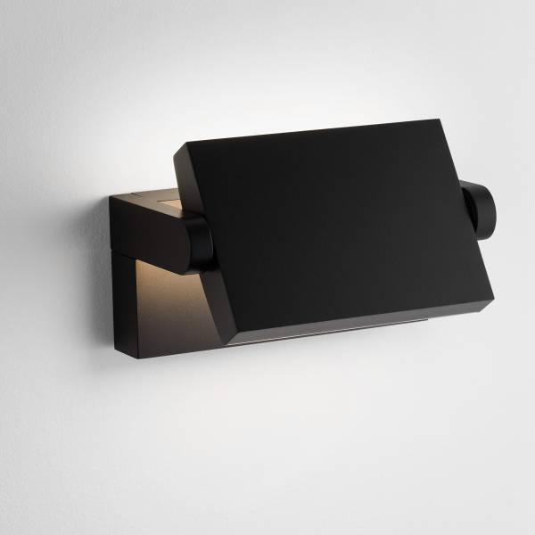 Lampada parete LED Sally Alluminio - Nero - 1 punto luce