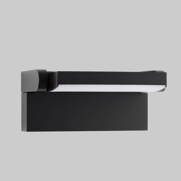 Lampada parete LED Sally Alluminio - Nero - 1 punto luce