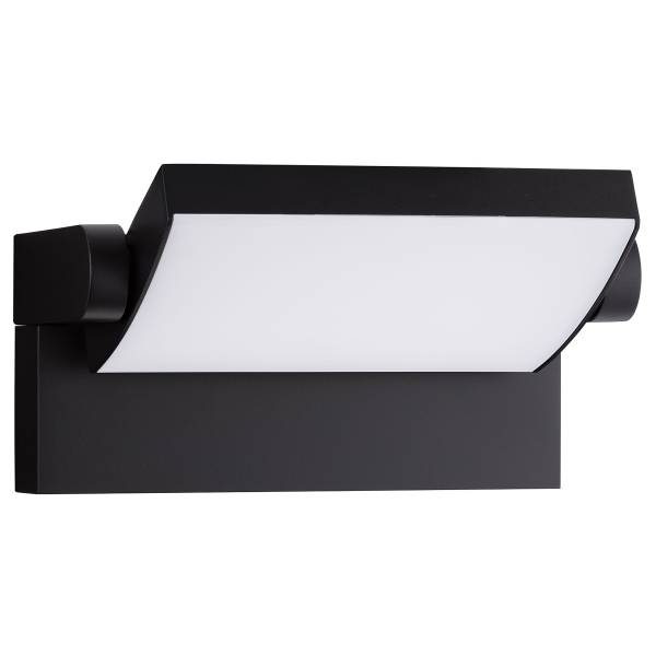 Lampada parete LED Sally Alluminio - Nero - 1 punto luce
