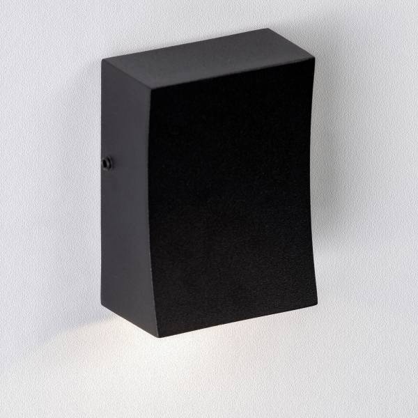 Lampada parete LED Boxy Alluminio - Grigio - Numero di lampadine necessarie: 1