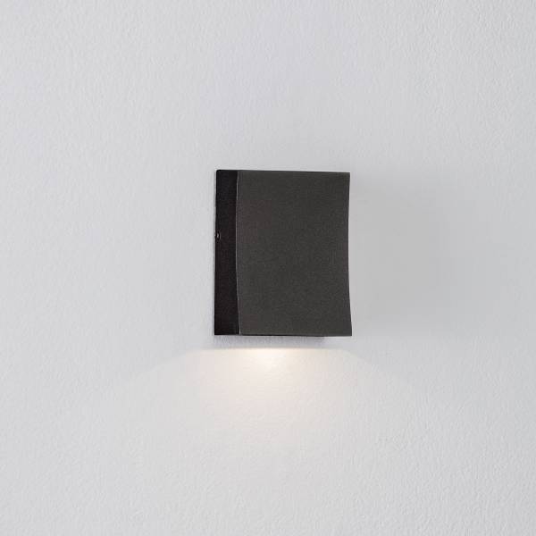Lampada parete LED Boxy Alluminio - Grigio - Numero di lampadine necessarie: 1