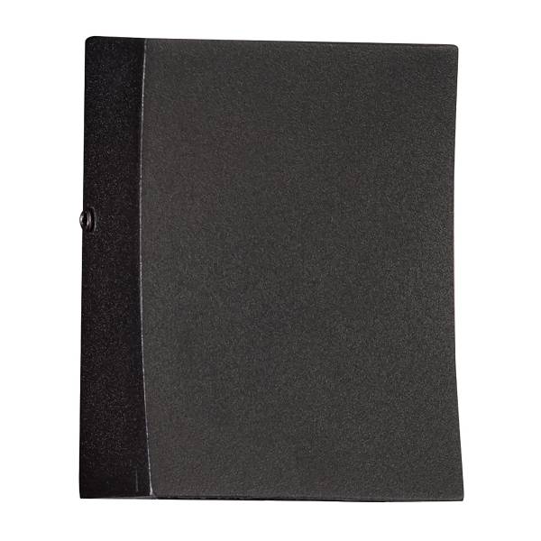 Lampada parete LED Boxy Alluminio - Grigio - Numero di lampadine necessarie: 1