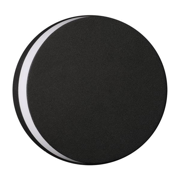 Lampada parete LED Oono Rund Alluminio - Grigio - 1 punto luce