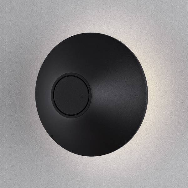 Lampada parete LED Alux Alluminio - 1 punto luce - Nero