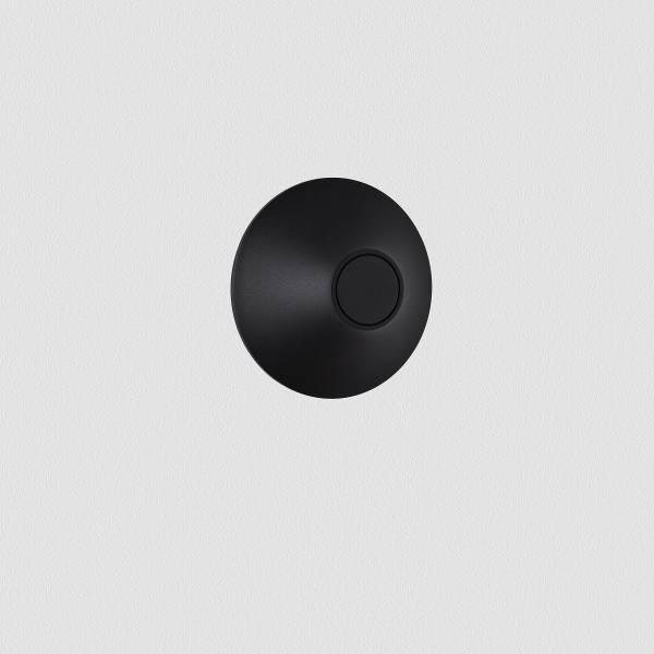 Lampada parete LED Alux Alluminio - 1 punto luce - Nero