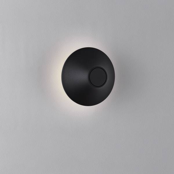 Lampada parete LED Alux Alluminio - 1 punto luce - Nero