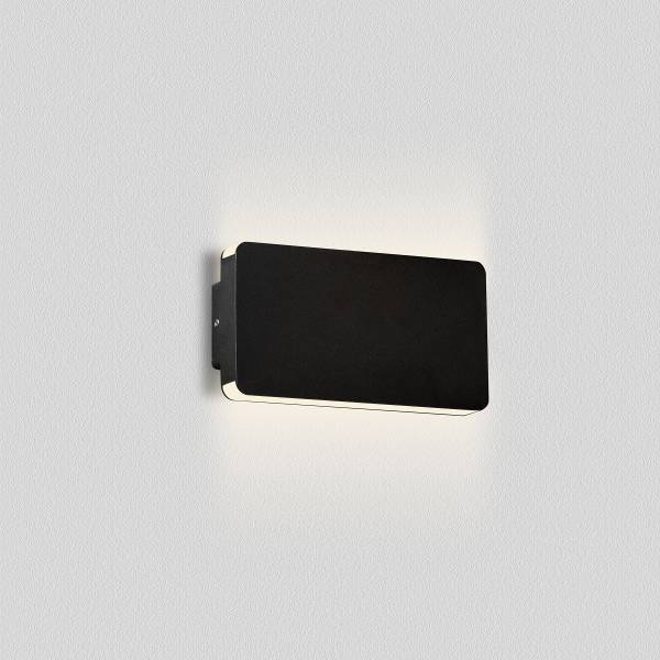 LED-Wandleuchte Artu Aluminium - 1-flammig - Schwarz