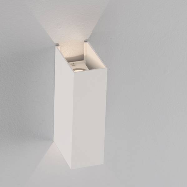Lampada parete LED Orion Alluminio - 2 punto luce - Bianco