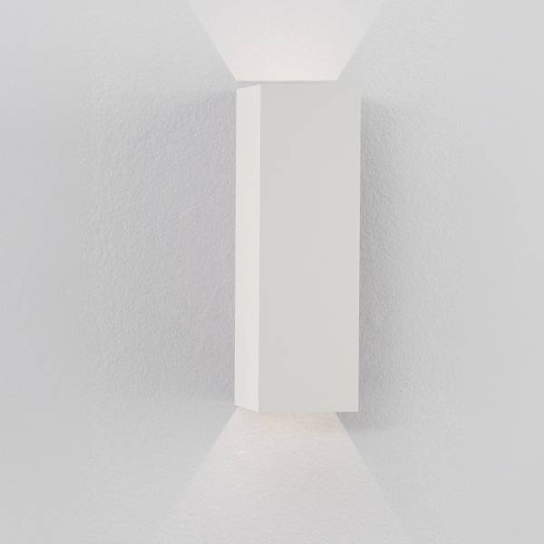 Lampada parete LED Orion Alluminio - 2 punto luce - Bianco