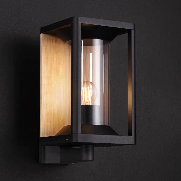 Lampada da esterno LED Pacific Alluminio - 1 punto luce - Grigio-marrone