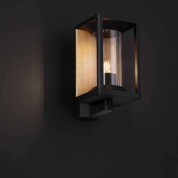 Lampada da esterno LED Pacific Alluminio - 1 punto luce - Grigio-marrone