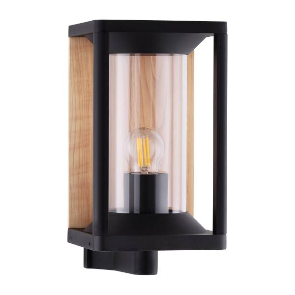 Lampada da esterno LED Pacific Alluminio - 1 punto luce - Grigio-marrone