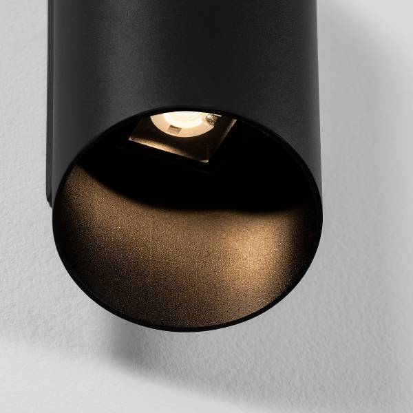 LED-Wandleuchte Nocta Aluminium - 2-flammig - Grau