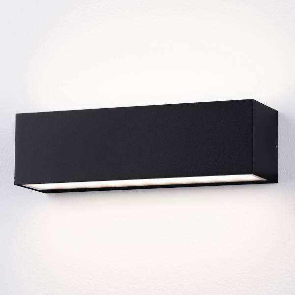 LED-Wandleuchte Flora Aluminium - 1-flammig - Schwarz