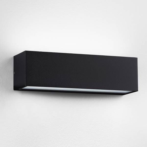 LED-Wandleuchte Flora Aluminium - 1-flammig - Schwarz