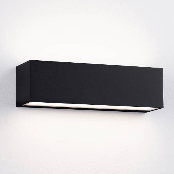 LED-Wandleuchte Flora Aluminium - 1-flammig - Schwarz