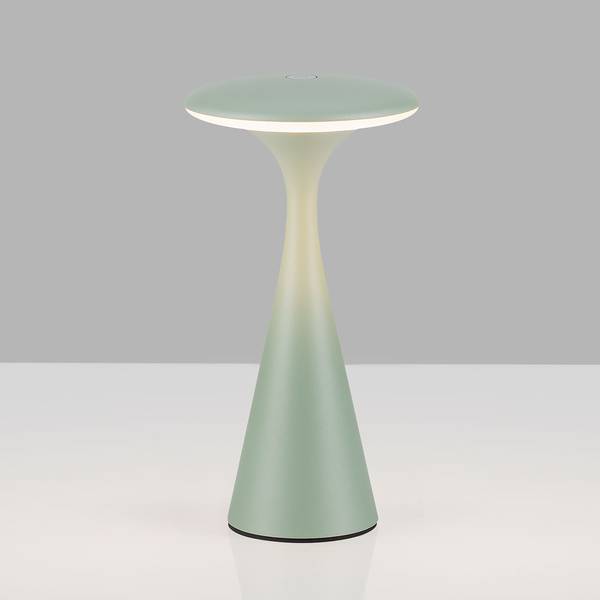 Lampada da tavolo LED Grigio Alluminio - 1 punto luce - Verde
