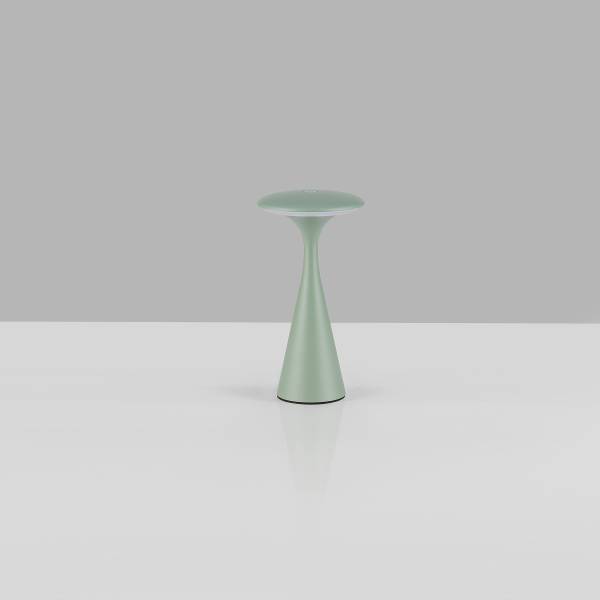 Lampada da tavolo LED Grigio Alluminio - 1 punto luce - Verde
