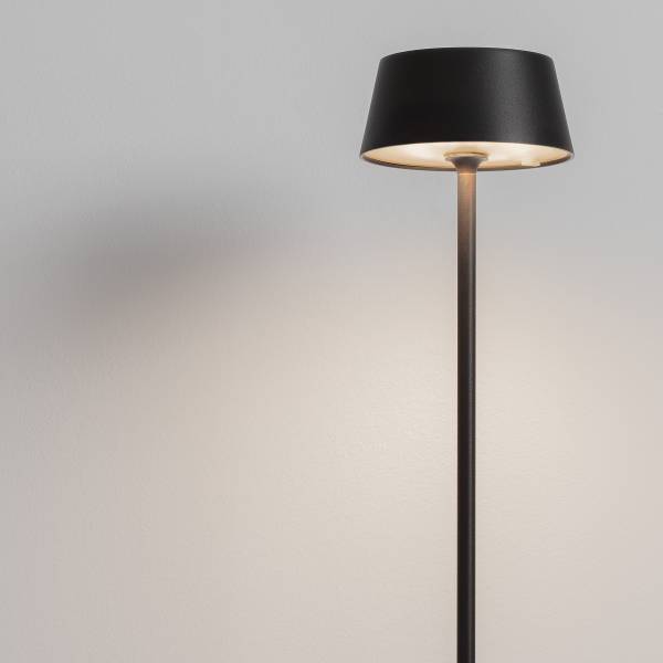 Lampada da terra LED Persea Alluminio - Grigio - 1 punto luce