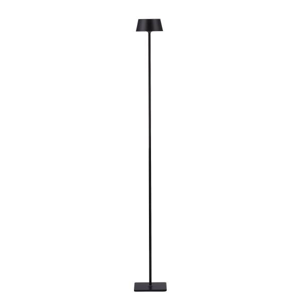 Lampada da terra LED Persea Alluminio - Grigio - 1 punto luce