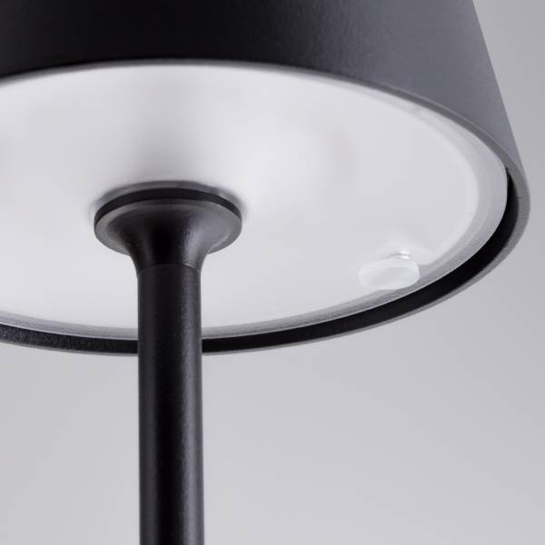 Lampada da terra LED Persea Alluminio - Grigio - 1 punto luce
