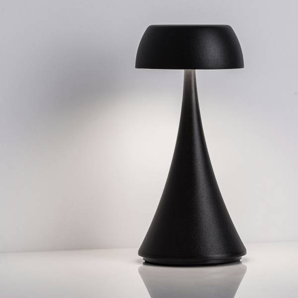 Lampada da tavolo LED Ycro Alluminio - 1 punto luce - Grigio