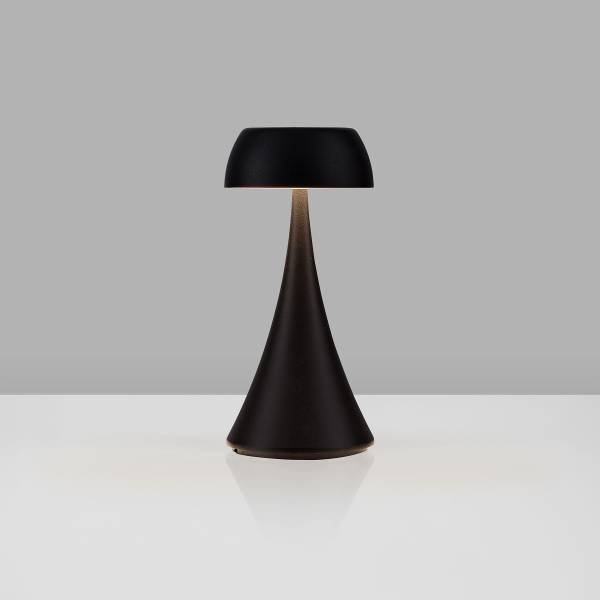 Lampada da tavolo LED Ycro Alluminio - 1 punto luce - Grigio